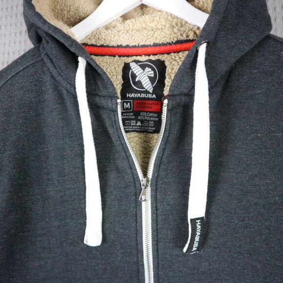 Hayabusa Arctic Fleece Zip Hoodie Mens Medium - Picture 3 of 10